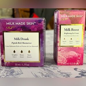 Milk Drunk Milk Boost duo limited edition Peptide Moisturizer + Eye Cream